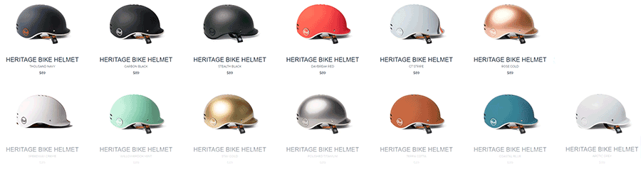 Thousand Heritage series helmets