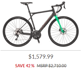 Discounted bike