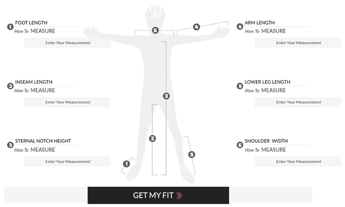 Bike Fitting Chart