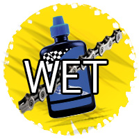 Wet Bike Chain Lube
