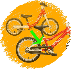 Balance bike to first pedal bike