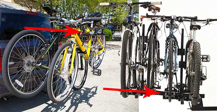 Hanging & tray style bike racks