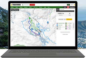 Trailforks cycling app