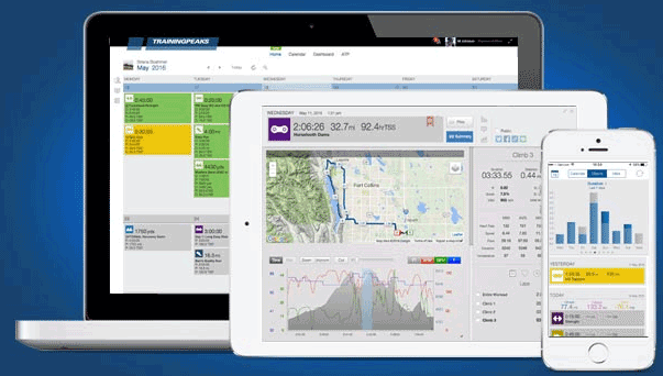 TrainingPeaks cycling app