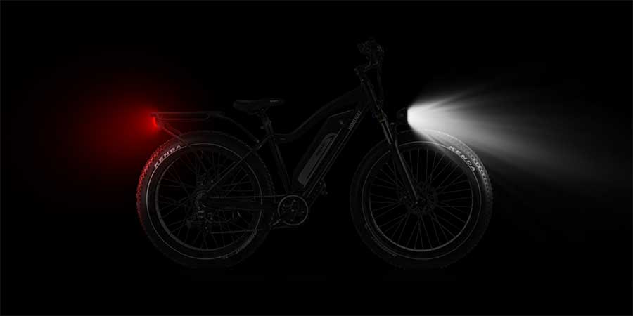 Himiway electric bike lights