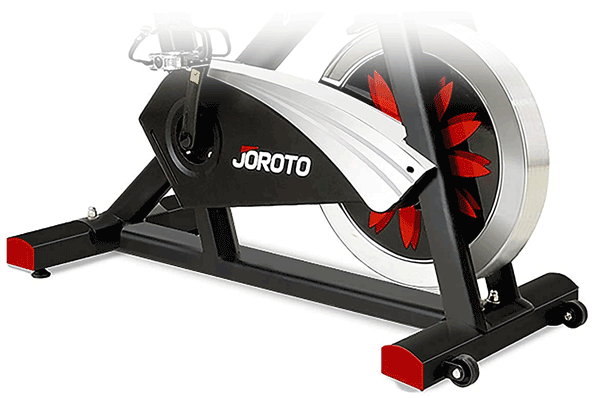 Stationary bike with magnetic resistange