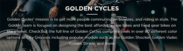 Golden Cycles overview