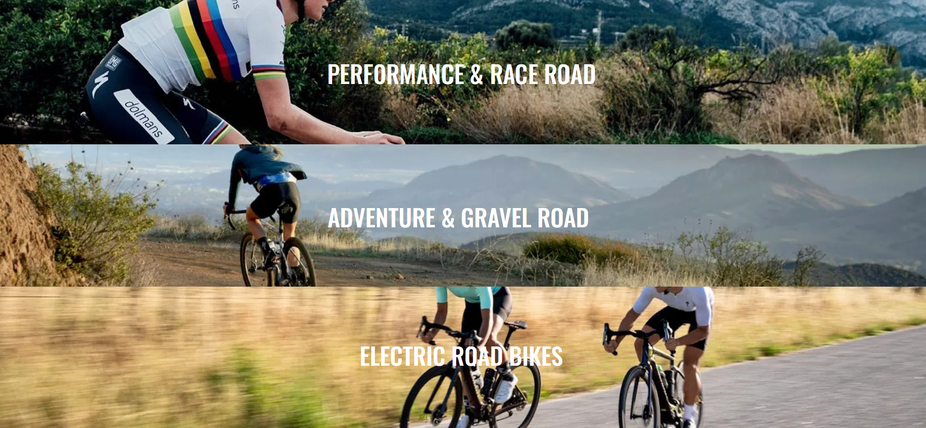 Mike's road bike categories