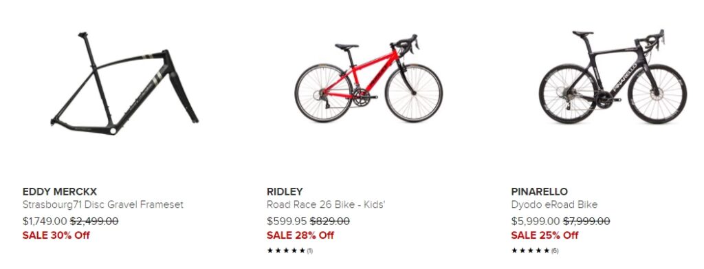 Competitive Cyclist Black Friday Sale