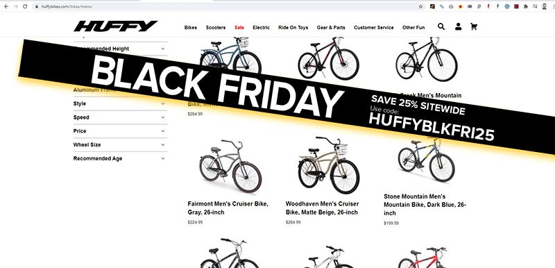 Huffy Bikes Black Friday Discounts