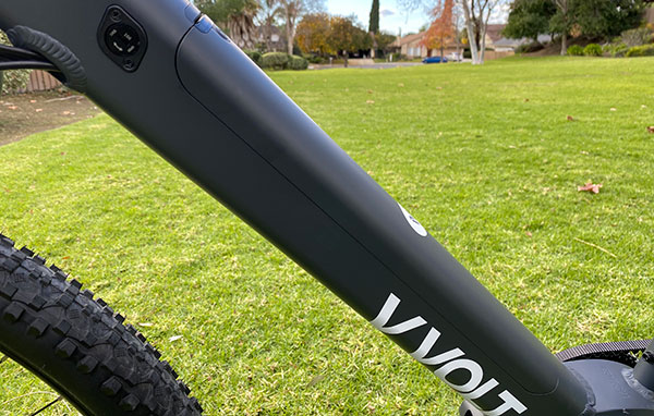 Vvolt Sirius has a battery that has been integrated to the frame