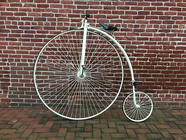 penny farthing old bicycle