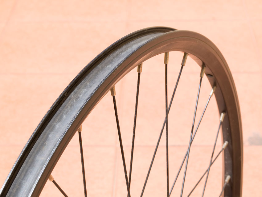 bicycle rim without a bike tire