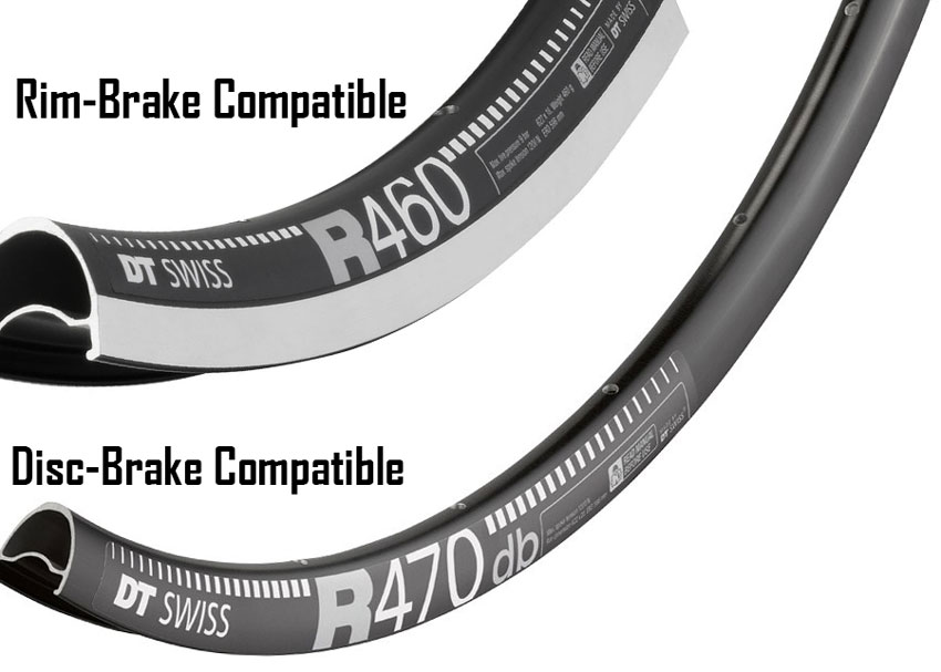 rim-brake wheels vs disc-brake wheel