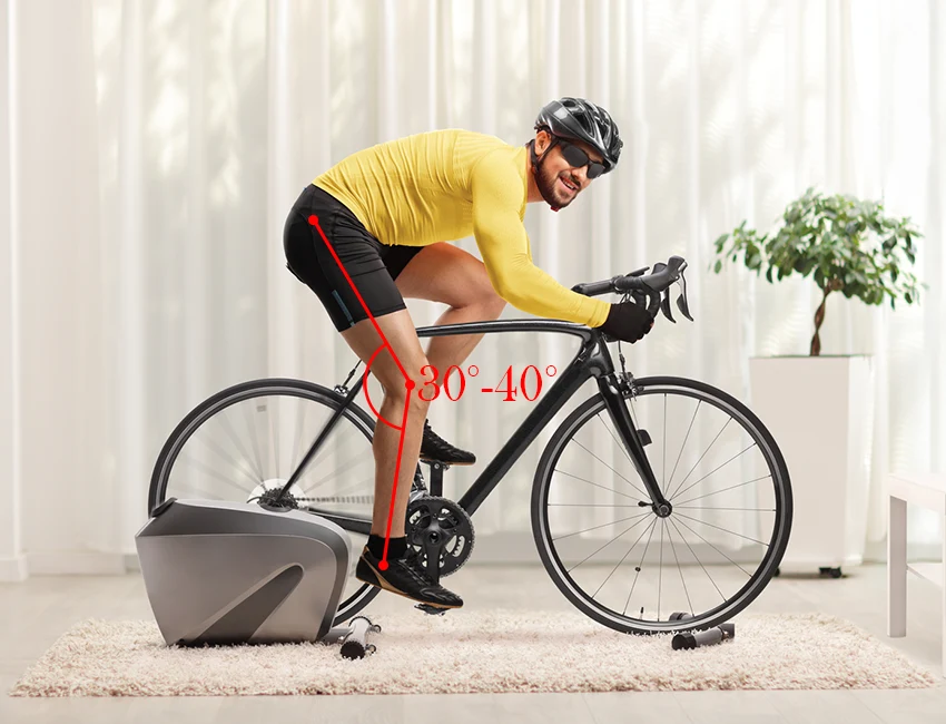 ideal saddle height position