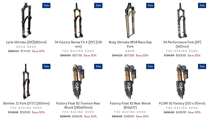 fox suspension black friday sale