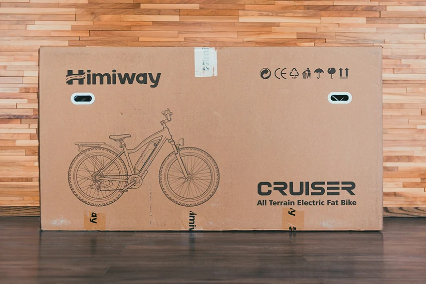 Himiway cardboard bike box