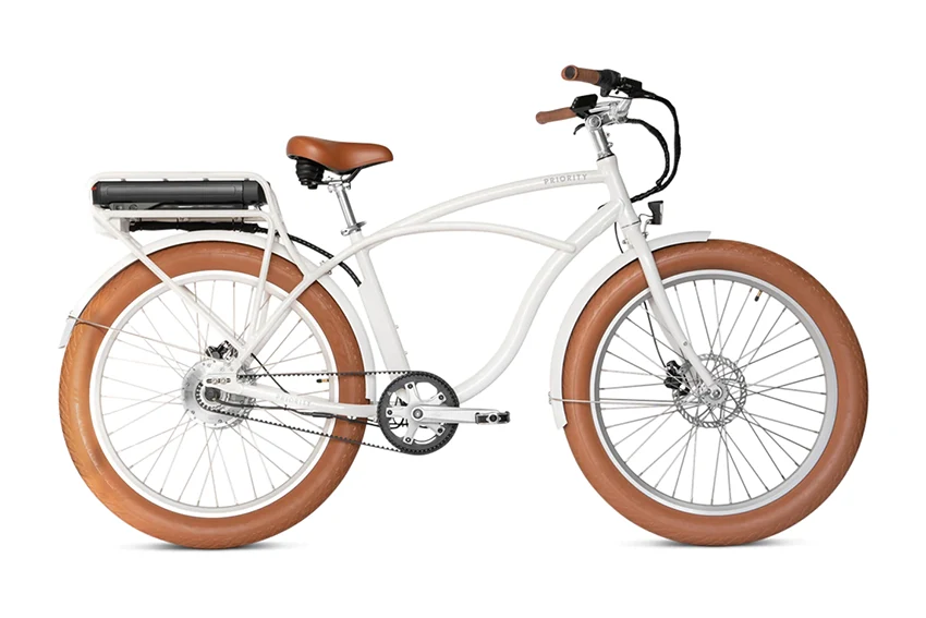 white priority ecoast ebike