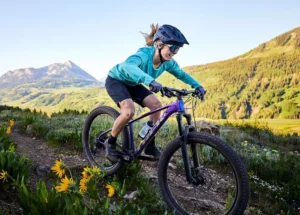trek mountain bike in nature