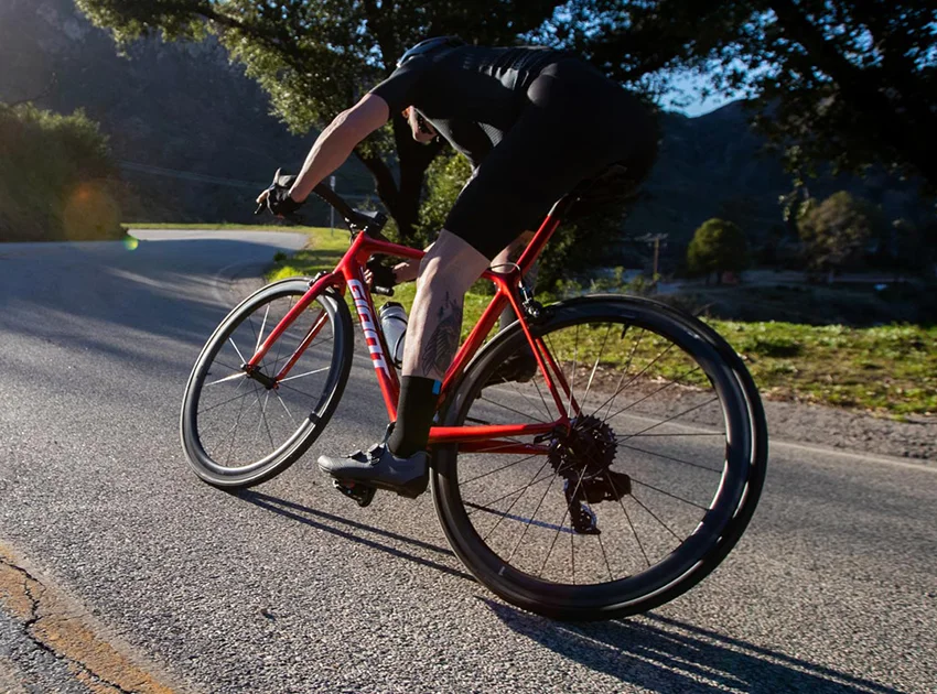 trek vs giant road bicycle