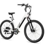 lectric express white electric commuter bike